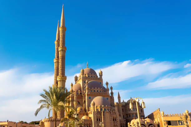 istock Old Market Mosque - Sharm El Sheikh - Al Sahaba Mosque. 1214128669