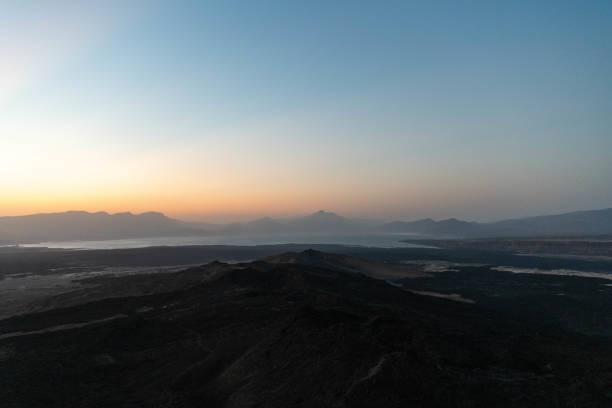istock Landscape of Ardoukoba volcano 1214130276