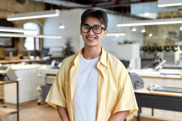 istock Take the lead for Future. New cheerful co-worker in office 1214132272