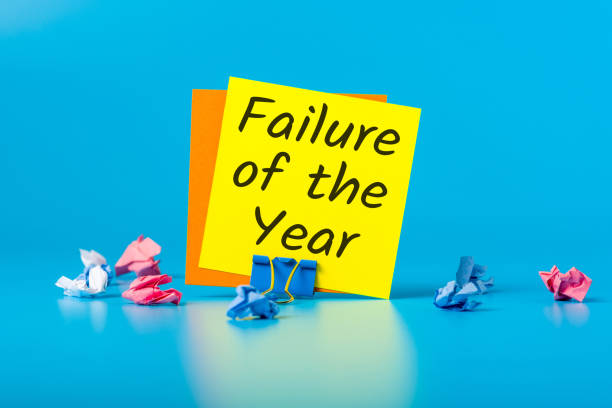 Failure of the year - message at blue workplace.
