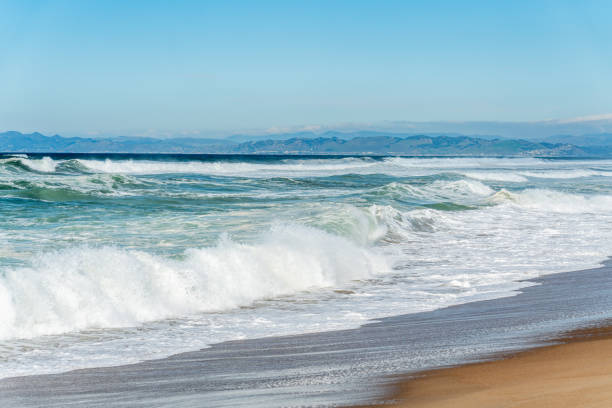 Pacific ocean, scenic landscape