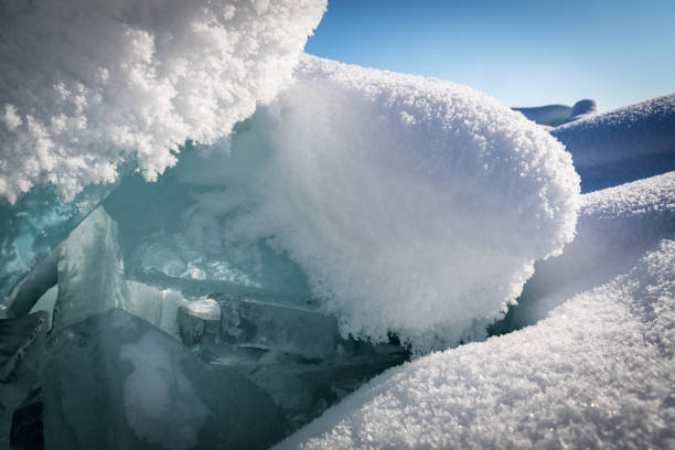 istock Baikal lake by winter in Siberia 1214152772