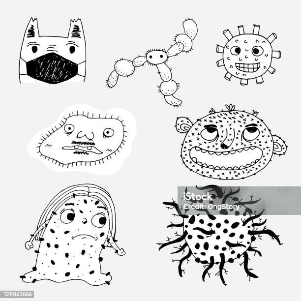Many Adorable Animals With Different Types Of Viruses Stock Illustration - Download Image Now - iStock Many Adorable Animals With Different Types Of Viruses Stock Illustration - Download Image Now - iStock