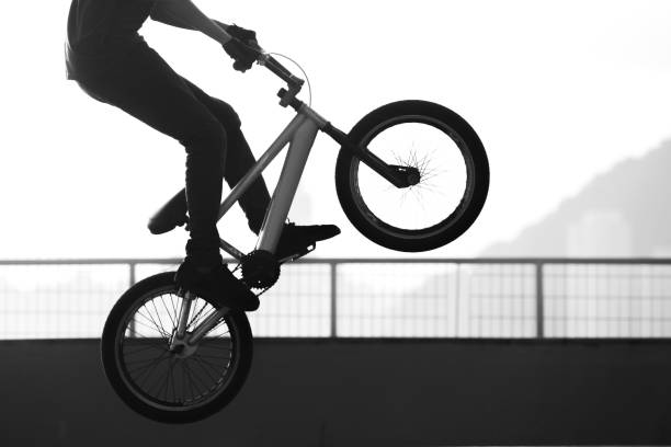 istock BMX cyclist jumping in a bowl 1214166857