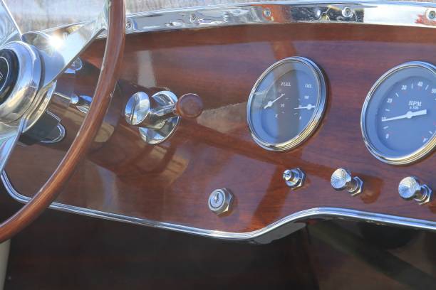 istock Instrument panel of a speedboat 1214170912