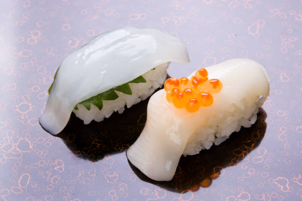 Nigiri Sushi-Squid Nigiri