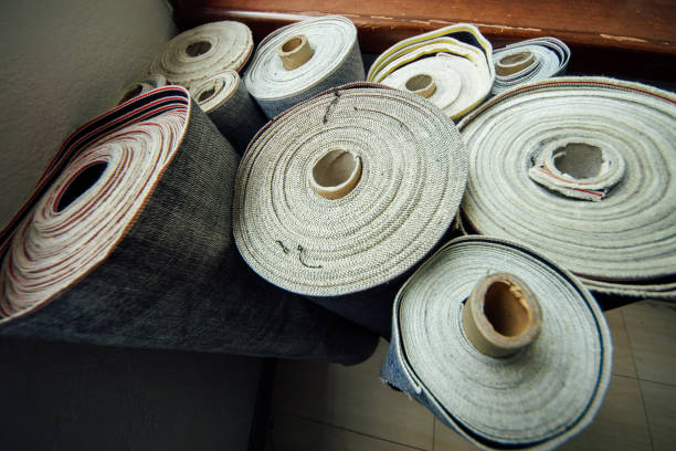 istock Roll of selvedge denim 1214176842