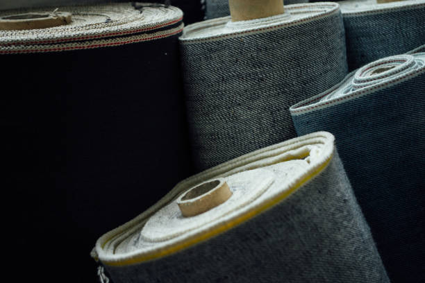 istock Roll of selvedge denim 1214176870