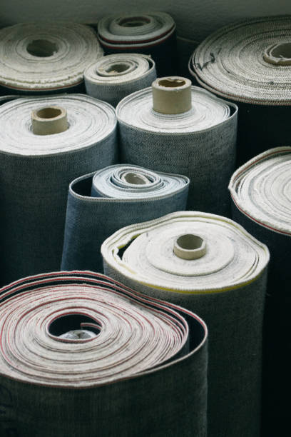 istock Roll of selvedge denim 1214176967