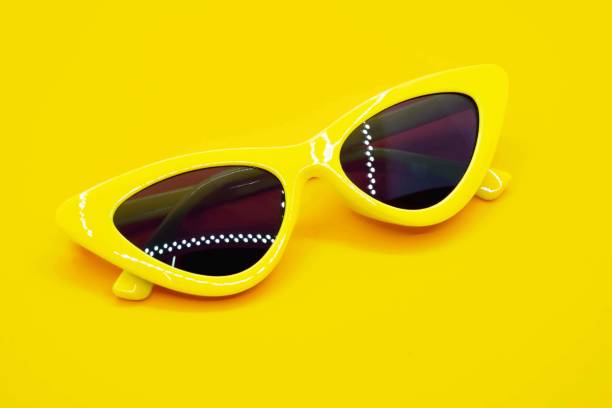 istock Yellow fashion sunglasses 1214178505