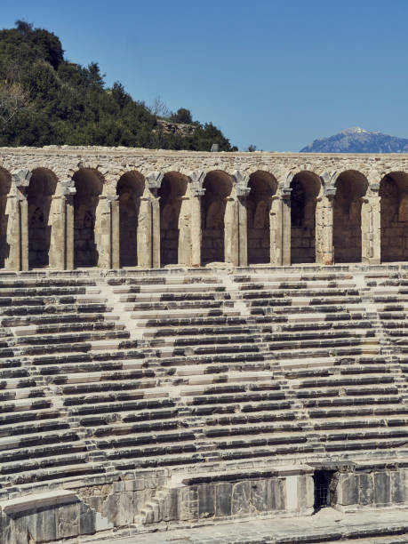 istock Aspendos ancient theater detail 1214201413