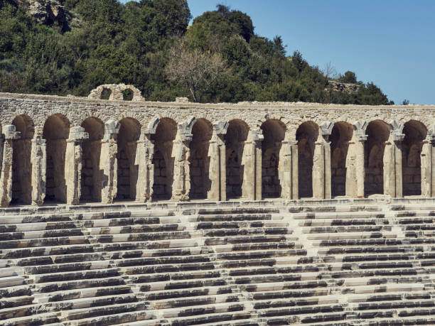 istock Aspendos ancient theater detail 1214202034