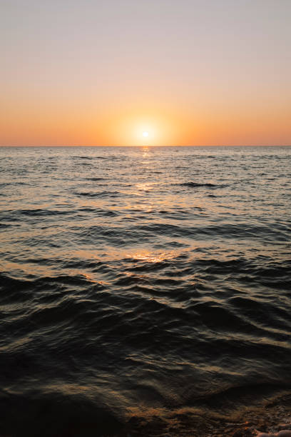 istock Beautiful waves at sunset in Phuket, Thailand 1214206671
