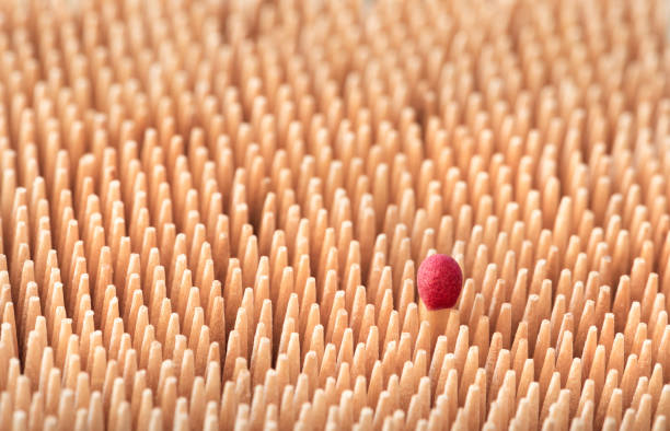 istock Toothpicks background and match among them. 1214214750