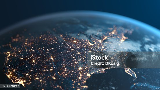 istock United States Of America At Night - Planet Earth Seen From Space 1214224199