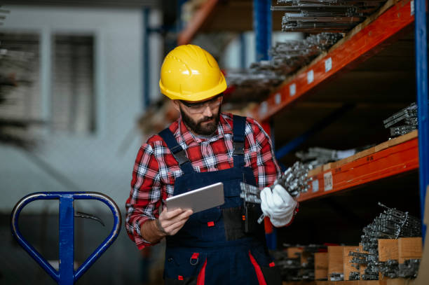 istock Warehouse worker stock photo 1214227640