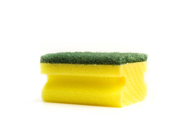 istock Cleaning sponge with scouring pad 1214230038
