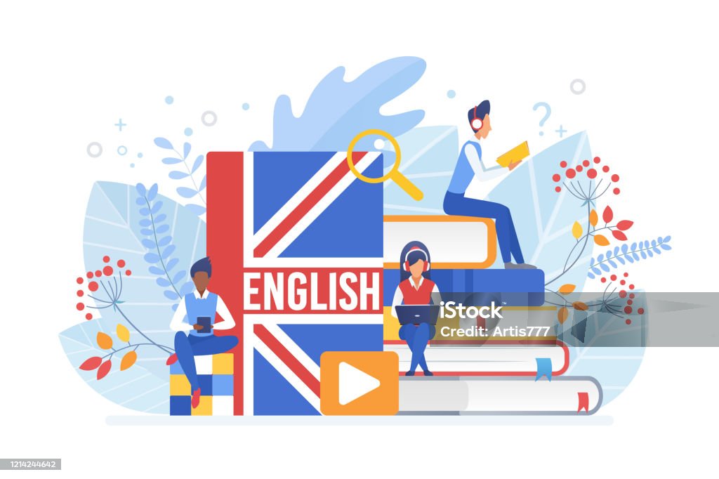 People Learning English Isometric Vector Illustration Distance Education  Online Learning Concept Students Reading Books 3d Cartoon Characters Using  Hitech Gadgets For Teaching Foreign Languages Stock Illustration - Download  Image Now - iStock