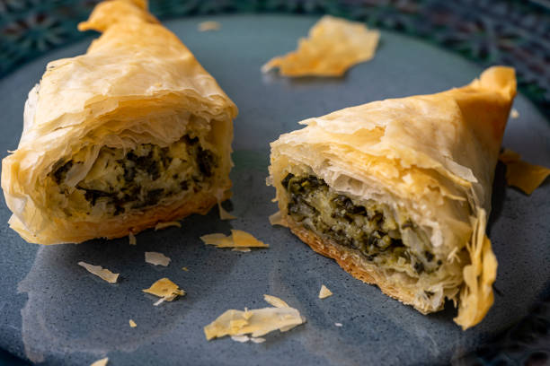 istock Oven baked spanakopita. 1214244743