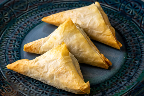 istock Oven baked spanakopita. 1214244800