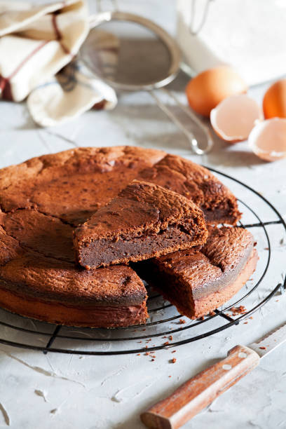 istock Sweet Homemade Chocolate Cake 1214249531