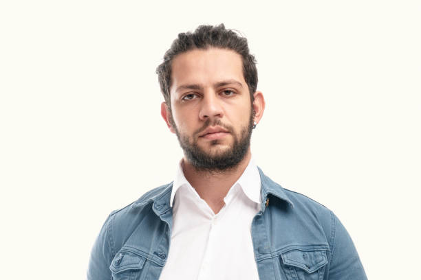 istock Portrait of serious young man 1214255711