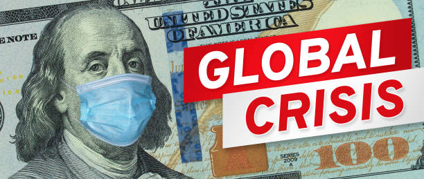 istock COVID-19 coronavirus in USA. American banknote 1214263685