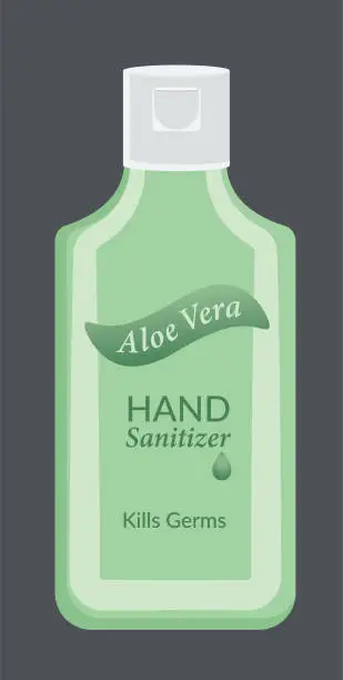 Vector illustration of Hand Sanitizer Bottle