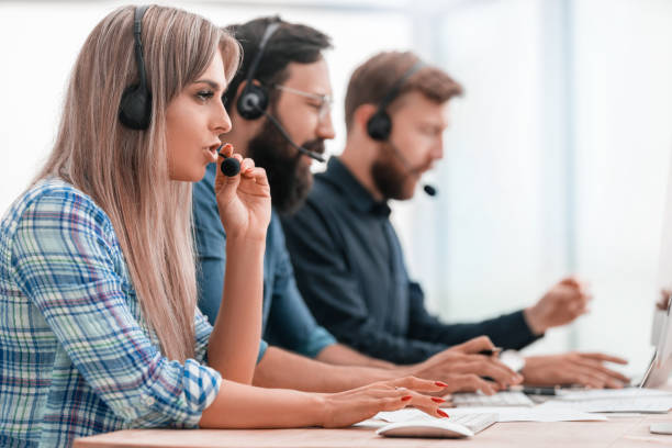 istock young call center employee in the workplace 1214268882