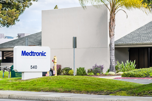 Mar 22, 2020 Sunnyvale / CA / USA - Medtronic headquarters in Silicon Valley; Medtronic Plc is one of the largest global medical device companies in the world based on revenues