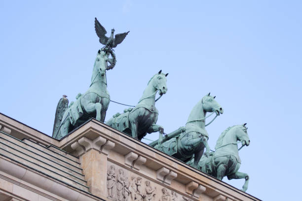 istock 4 horses of Brandenburg Gate Quadriga 1214271076