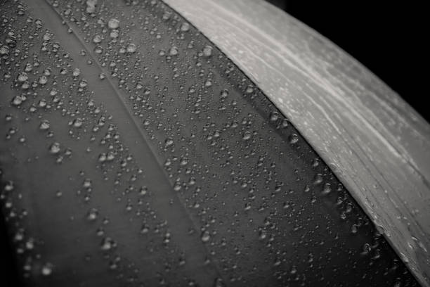 drop on umbrella, background fabric texture of umbrella