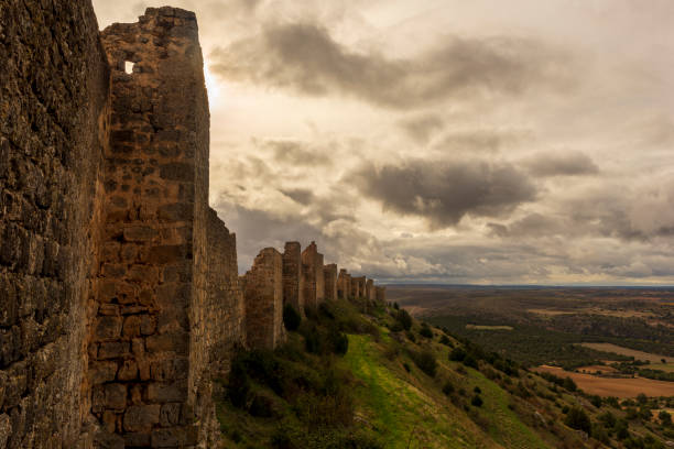 istock Gorzmaz fortress a very cloudy day in Soria 1214274055