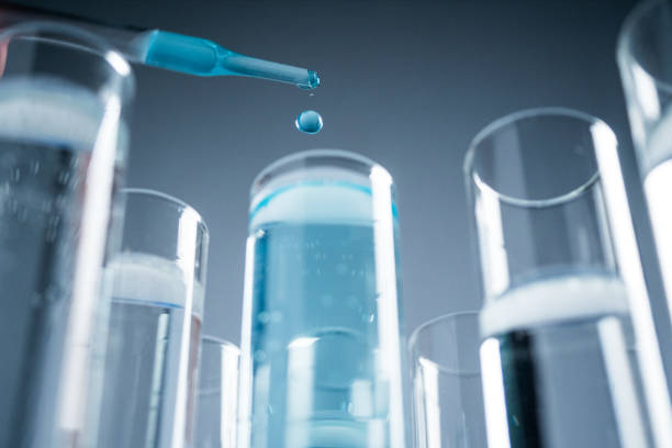 istock In a laboratory, a scientist with a pipette analyzes a colored liquid to extract the DNA and molecules in the test tubes. 1214274955