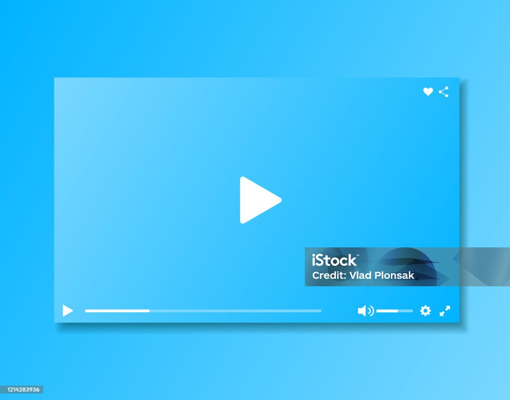 Video Player Images Video Player Window Video Player Interface Design Player Stock ...