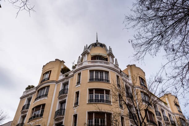 istock Low angle view of luxury old residential building 1214285468