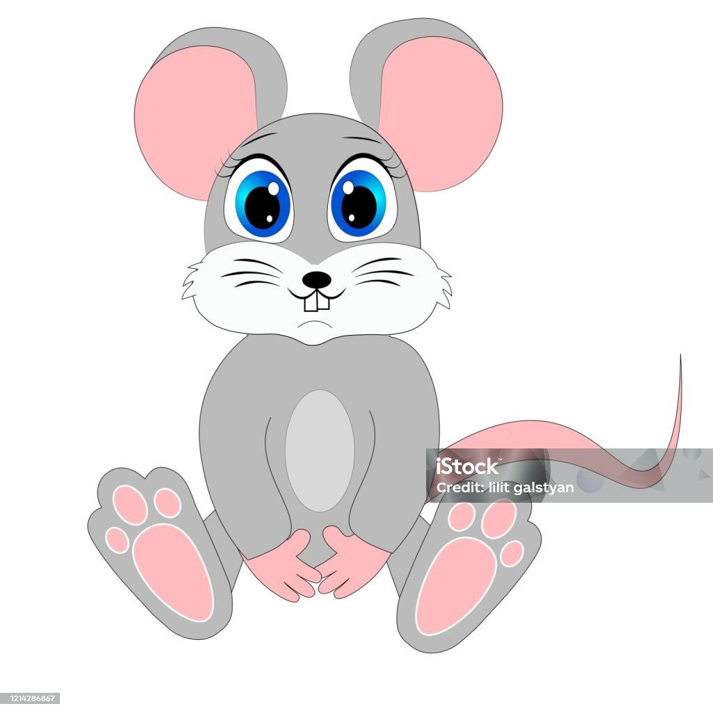 Hình Minh Họa Nhân Vật Hoạt Hình Chuột Dễ Thương Hình minh họa Sẵn ...