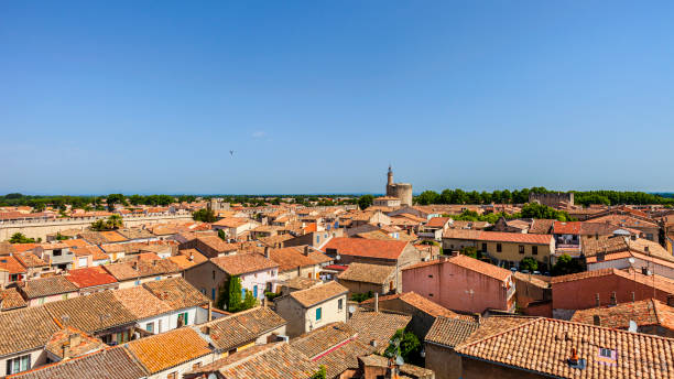 istock France - Aigues-Mortes, high angle view 1214290972