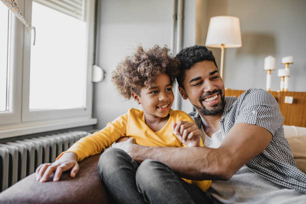 istock Father with child at home 1214290984