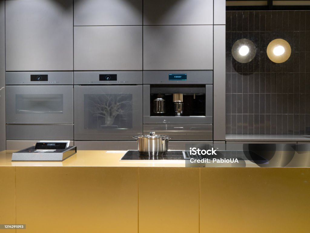 Dim Lighting In Kitchen Modern Kitchen Interior Dim Low Light Evening Image Stock Photo ...