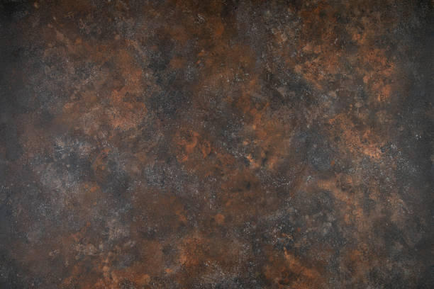 istock texture of brown tones with scuffs, old surface, shabby texture 1214292050