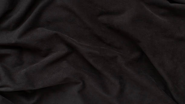 istock dark brown suede wavy fabric. 1214293503