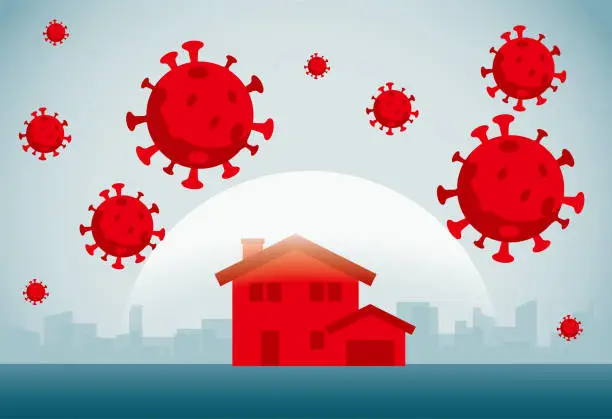 Vector illustration of Coronavirus