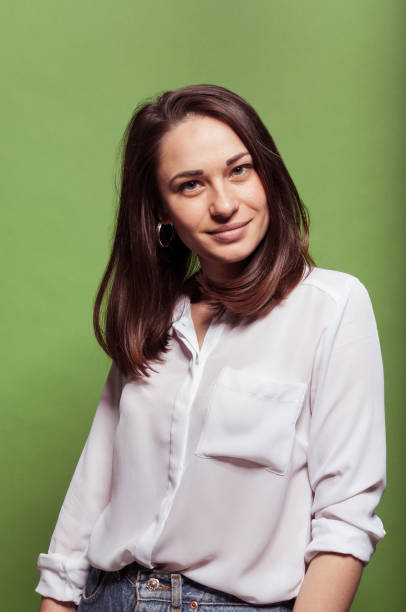 istock Happy young girl is looking at the camera 1214297504