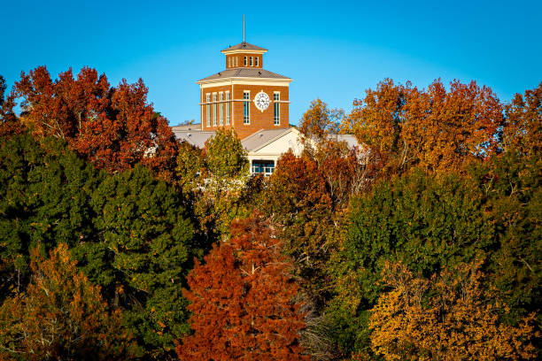 istock North Augusta Municipal Building in the Fall 1214302716