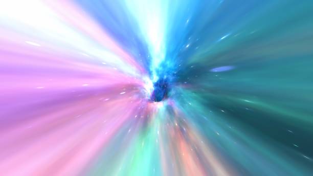 istock Travel through SciFi Wormhole Tunnel at Warp Speed in Galactic Space - Abstract Background Texture 1214320039