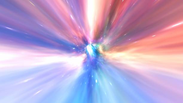 istock Time Travel through Wormhole at Light Speed in Outer Space Nebula Stars - Abstract Background Texture 1214320677
