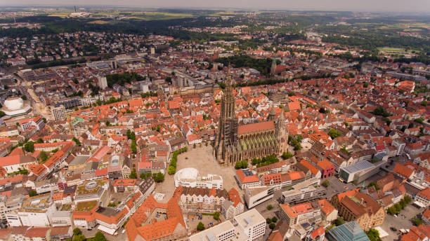 istock Aerial view of Ulm Cathedral. Germany. 1214325524