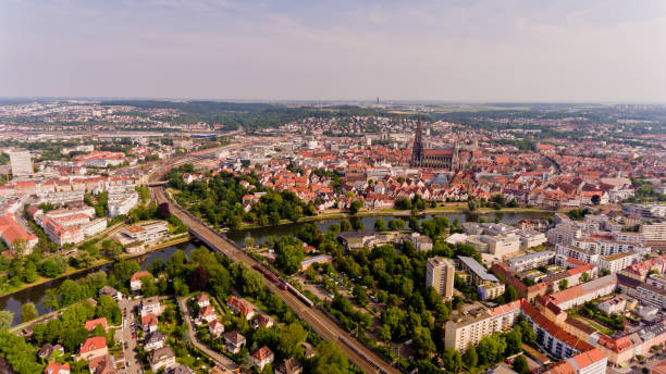 istock Aerial view of Ulm city. Germany. 1214325541