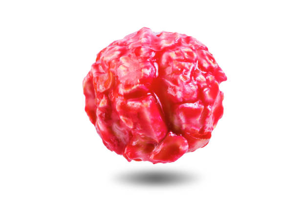 istock Sweet multicolor popcorn on a white isolated background 1214332277